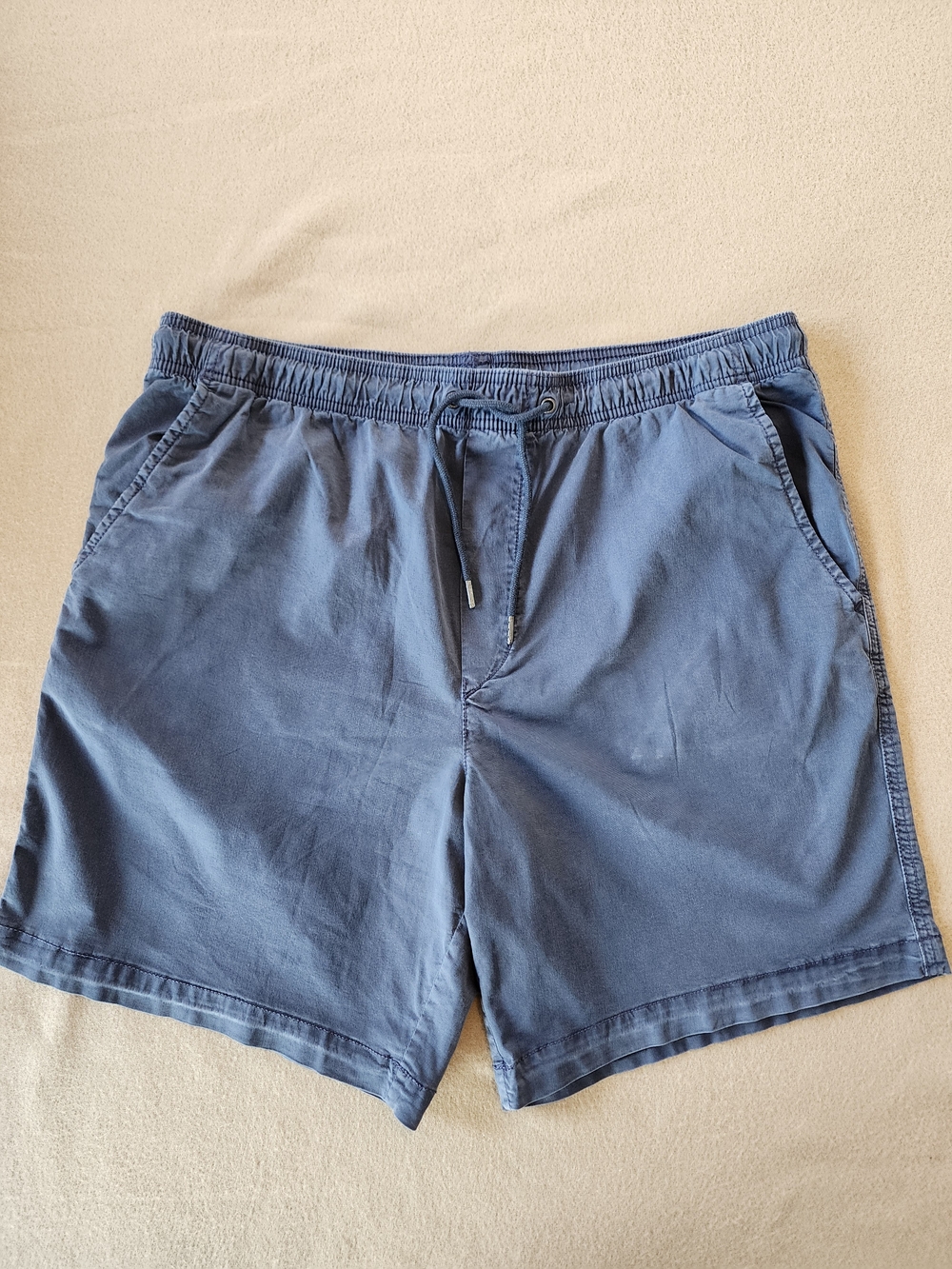American Eagle Outfitters Men's Blue Elastic Waist Shorts. Size Large